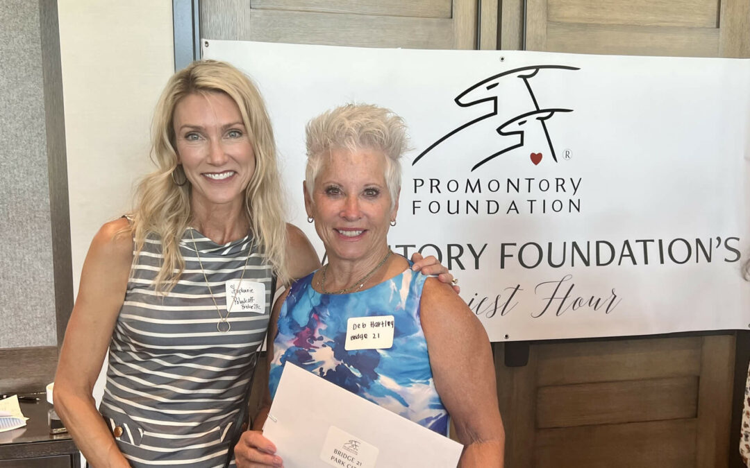 Sincere thanks for Promontory Foundation